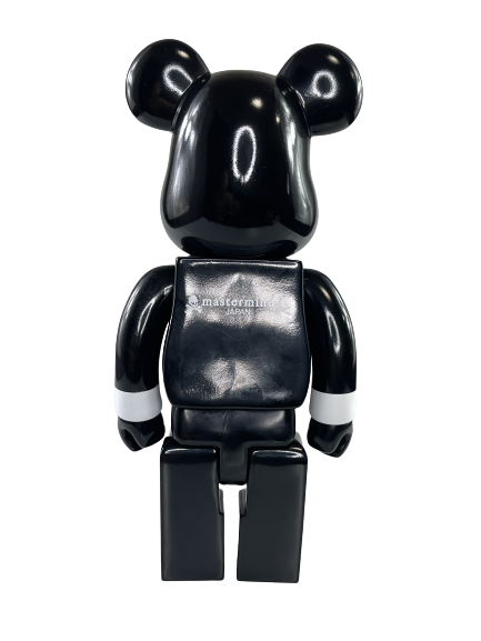 Bearbrick x Mastermind Japan Black 400% (28 cм)