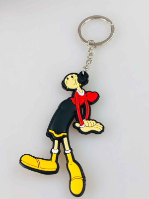 Моряк Папай Дівчина (Селиконовий брелок)