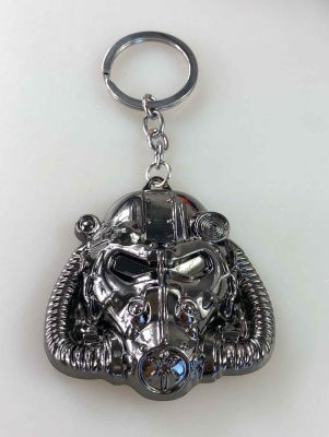 Ігровий брелок Fallout Power Armor (Силова броня) металевий