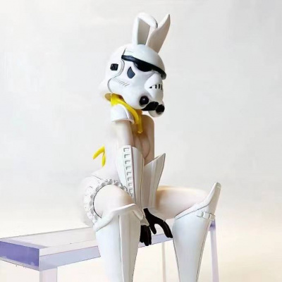 Фигурка RabbiTTrooper BAIT Edition by Coolrain (21см) Белый