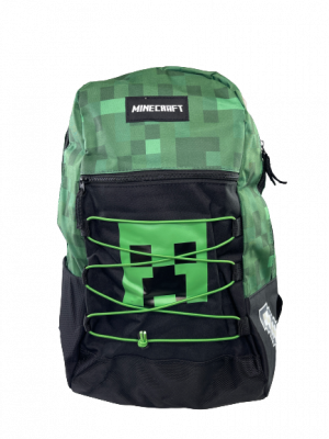 Рюкзак Jinx Майнкрафт Крипер Шнурок (Зеленый)
