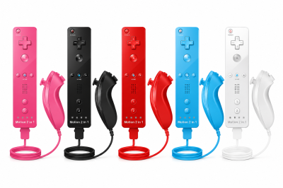 Комплект контролер Nintendo Wii Remote + Nunchuk для Nintendo Wii / Wii U з ремінцем
