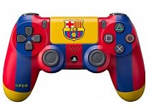 Кастомизированный беспроводной контроллер Dualshock 4 "Барселона Клубный"