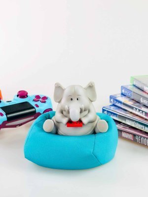 Фігурка Слона з джойстиком на подушці (10см)