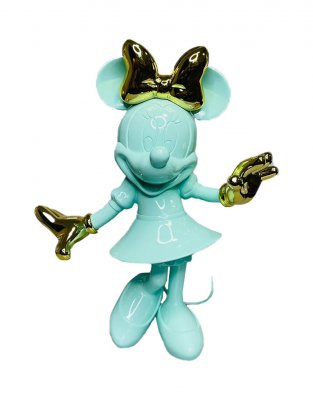 Фигурка Минни Маус Девочка (Пастельно-зеленый/золотой) 32см