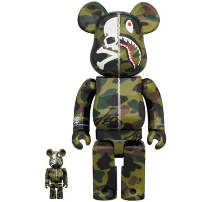 Bearbrick BAPE x Mastermind 400% (28см)