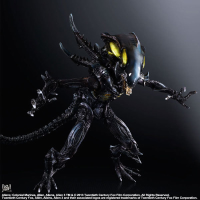 Фігурка Play Arts  Alien Colonial Team Alien Warrior VS Vomiter Figure (26см)