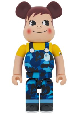 Bearbrick Bape x Peko-Chan синій 400% (28cm) 