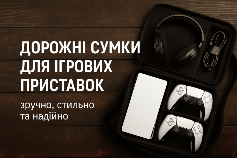 Дорожні сумки для ігрових приставок: зручно, стильно та надійно