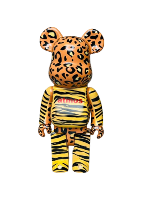 Bearbrick Leopard Atmos (Animal) Фігурка Леопард 400% (28 см)