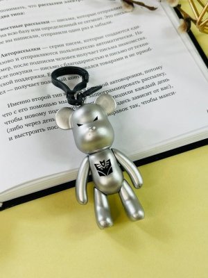Брелок Bearbrick (Серебряный)