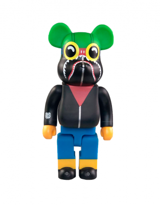 Bearbrick Bathing Ape Bape x Hebru Brantley FlyBoy 400% 28 см