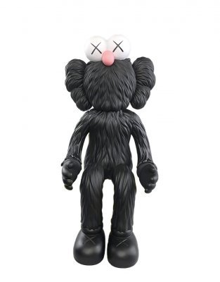 Фигурка KAWS BFF Seeing Lamp (черный) - 37 см