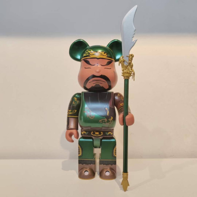 Bearbrick Guan Yu (Фігурка Гуан Ю) Зелений 400% (28 см)
