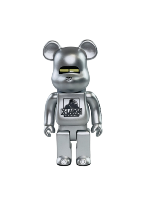 Bearbrick x XLarge x Hajime Sorayama Серебро 200% (17 см)