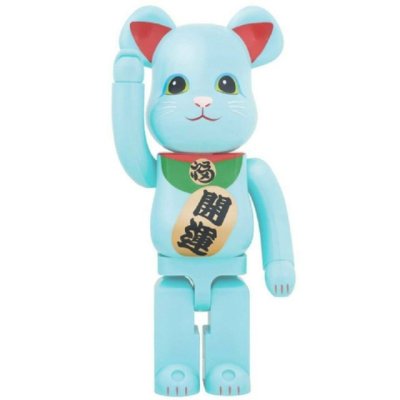 Bearbrick Maneki Neko Блакитний 1000% (70см)