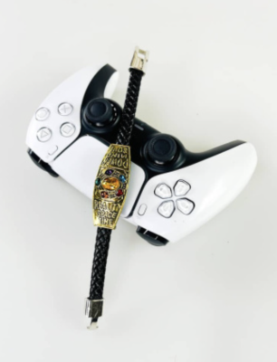 Браслет Камни Бесконечности (Черный)