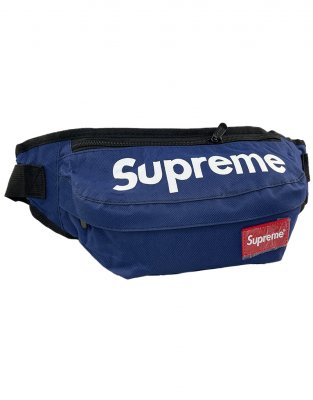 Сумка-бананка Supreme (Синяя)