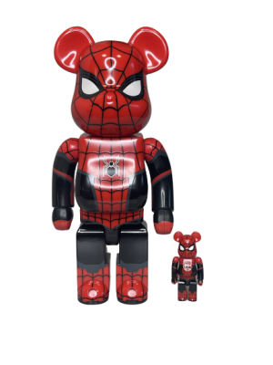Bearbrick x Marvel Spider-Man Upgraded 400% + 100% (28см+7см)