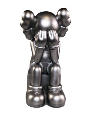 Kaws Companion Passing Through Фигурка (серебряный) 28 см Kaws Companion Passing Through Фигурка (серебряный) 28 см