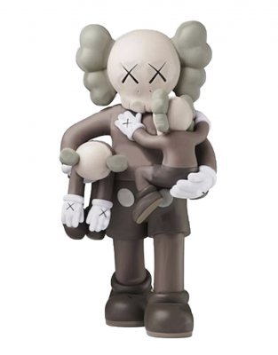 Kaws Clean Slate Виниловая фигурка (Коричневый) - 37 см