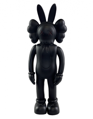 Kaws Jumbo BFF Rabbit Black виниловая фигурка черный заяц - 30 см Kaws Jumbo BFF Rabbit Black виниловая фигурка черный заяц - 30 см