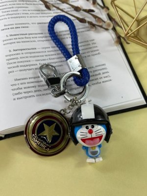 Брелок для Doraemon Капитан Америка (Синий)