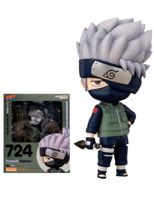 Фигурка Какаши Хатаке Нендороид (Kakashi Hatake Nendoroid) 724 (12см)