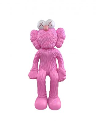 Фигурка KAWS BFF Seeing Lamp (Розовый) - 37 см