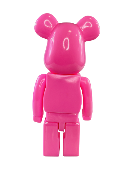 Bearbrick Однотонный (Розовый) 400% (28 см)