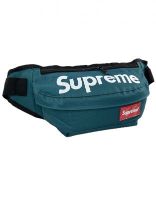 Сумка-бананка Supreme (Темно-зеленая)