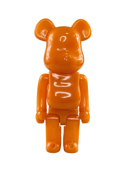 Bearbrick Однотонный (Оранжевый) 400% (28 см)