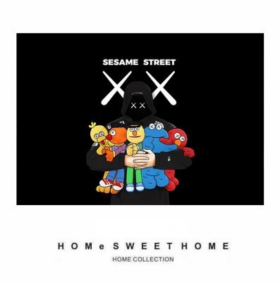 Ковер Kaws Sesame Street XX 80*120 см
