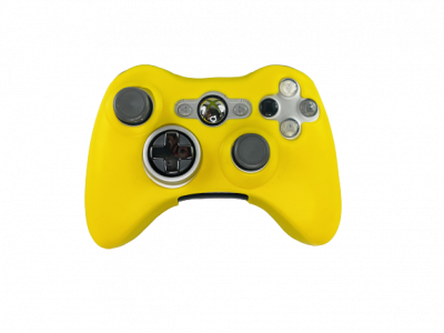 Чехол Силиконовый для джойстика Xbox 360 (Желтый)