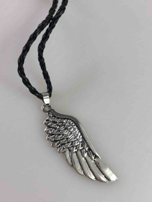 Кулон крило ангела на шнурку