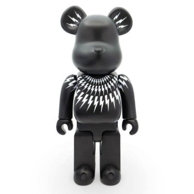 Bearbrick Macau 2020 Neil Barrett Black 400% (28см)