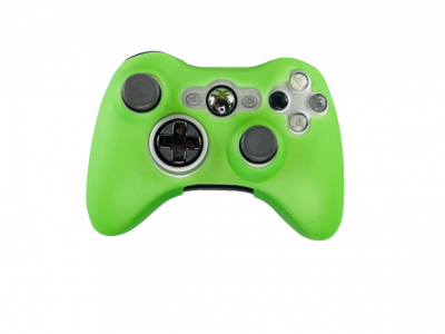 Чехол Силиконовый для джойстика Xbox 360 (Зеленый)