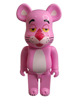 Bearbrick Pink Pantera 400% (28cm)