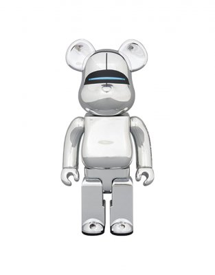 Bearbrick Hajime Sorayama Sexy Robot Хром 400% (28 см)