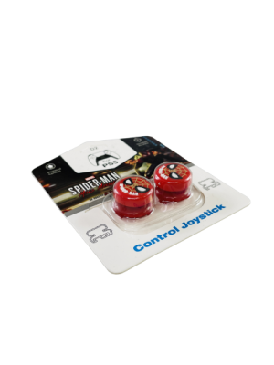 Накладки на стіки для джойстика Playstation 4/5 Spider-man miles morales червоні PS4/PS5 (Високі)