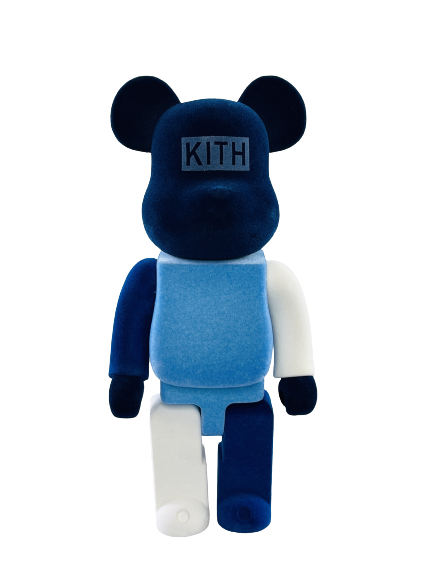 Bearbrick x Kith синий 400% (28 см)