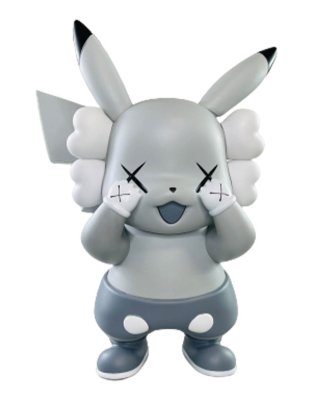 Фигурка Kaws Покемон Пикачу Серый (42 см) Фигурка Kaws Покемон Пикачу Серый (42 см)