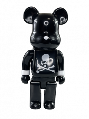 Bearbrick x Mastermind Japan Black 400% (28 cм)