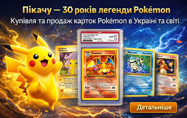 Пікачу — 30 років легенди Pokémon: купівля та продаж колекційних карток Pokémon 