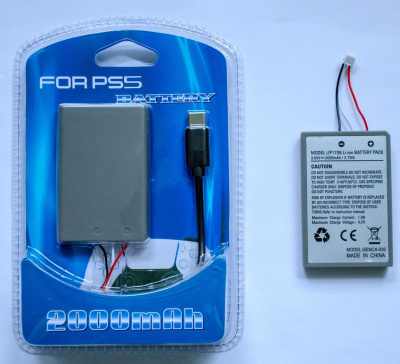 Акумулятор для геймпада DualSense PlayStation 5 LIP1708 2000mAh з USB-кабелем