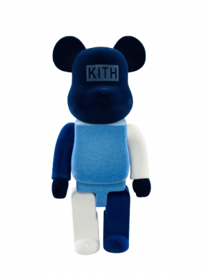 Bearbrick x Kith синий 400% (28 см)