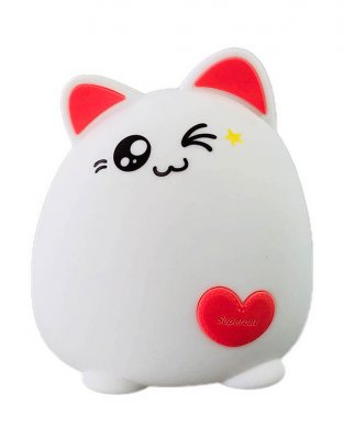 Силиконовый Ночник SUPER CAT Цвета (Светильник)