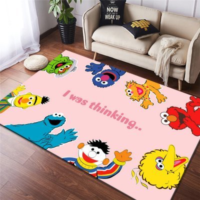 Ковер Kaws Sesame Street Розовый