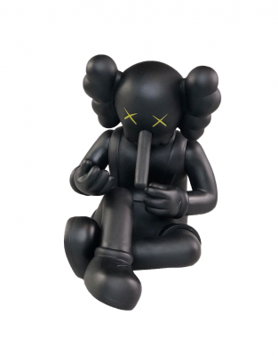 Фигурка KAWS Companion Small Lie Black (Черный) - 20 см Фигурка KAWS Companion Small Lie Black (Черный) - 20 см