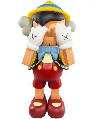 Kaws Passing Through Pinocchio Виниловая Фигурка Пиноккио (Дисней) - 42 см